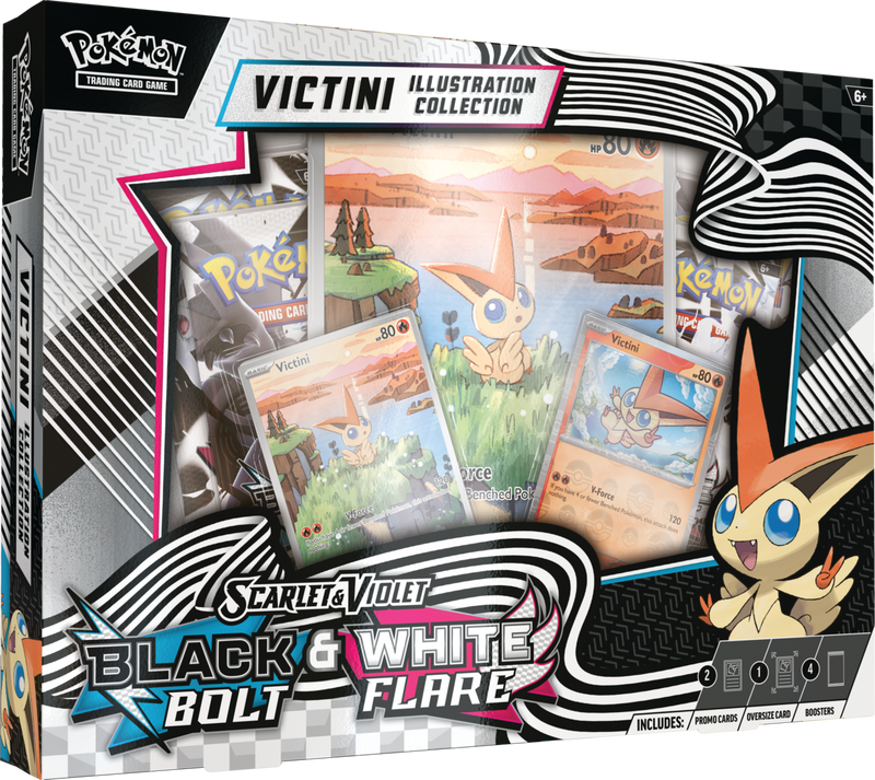 Pokémon TCG: Scarlet & Violet - Black Bolt & White Flare | Victini Illustration Collection