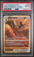 PSA 8 ORIGIN FORME DIALGA VSTAR CROWN ZENITH - SECRET