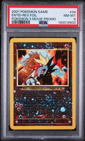 PSA 8 2001 POKEMON 3 MOVIE PROMO ENTEI - FOIL