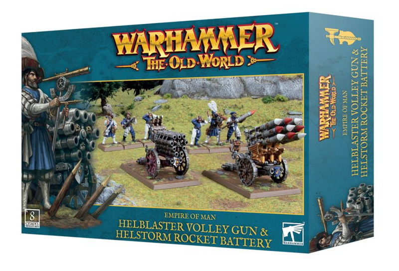 Warhammer The Old World: Empire of Man - Helblaster Volley Gun & Helstorm Rocket Battery