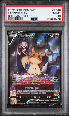 PSA 10 2022 MIMIKYU V BRILLIANT STARS - FA