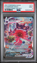 PSA 9 2021 FUSION STRIKE GENGAR VMAX - SECRET