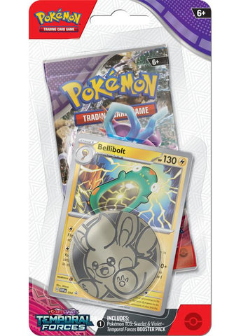 Pokémon TCG: Scarlet & Violet - Temporal Forces - Blister Pack - Single Booster - Bellibolt Promo Card