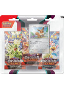Pokémon TCG: Scarlet & Violet - Obsidian Flames - Blister Pack - Three Boosters - Eevee Promo Card