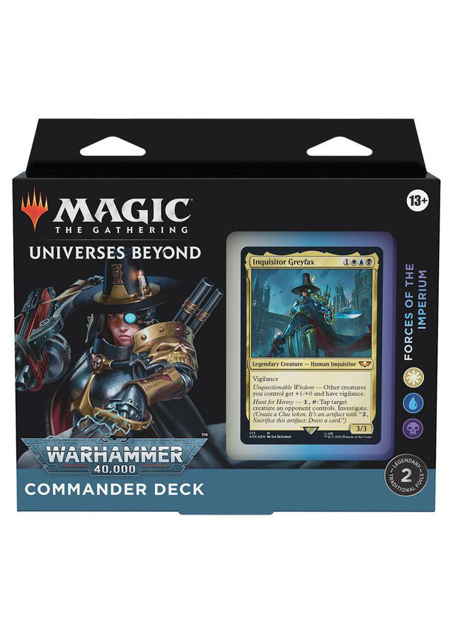 Universes Beyond: Warhammer 40,000 Commander Deck - Forces of the Impe Universes Beyond: Warhammer 40,000 Commander Deck - Forces of the Impe