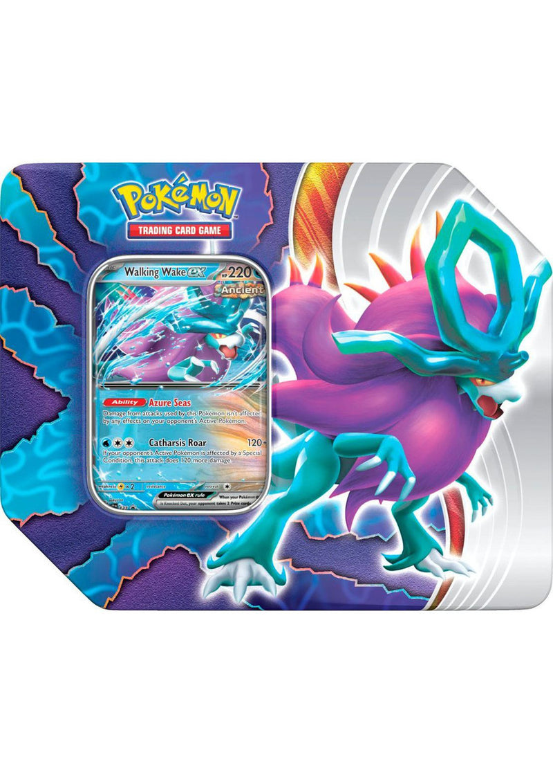 Pokémon TCG: Paradox Clash Tin - Walking Wake ex