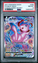 PSA 8 2021 SWSH FA/ MEW VMAX FUSION STRIKE - SECRET