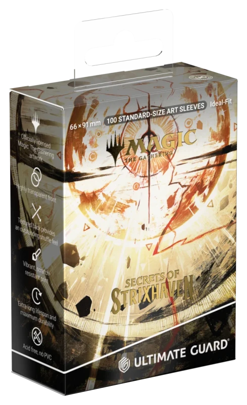 Ultimate Guard: 100 Standard-Size Art Sleeves - Secrets of Strixhaven - Armageddon