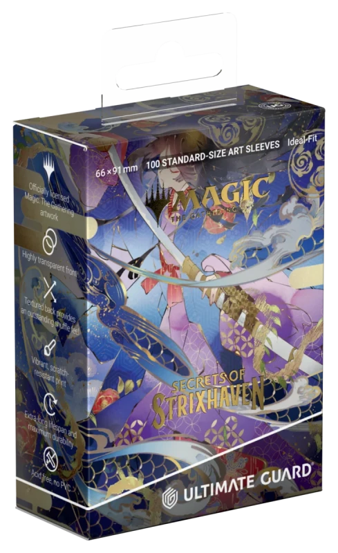 Ultimate Guard: 100 Standard-Size Art Sleeves - Secrets of Strixhaven - Force of Will (JP)