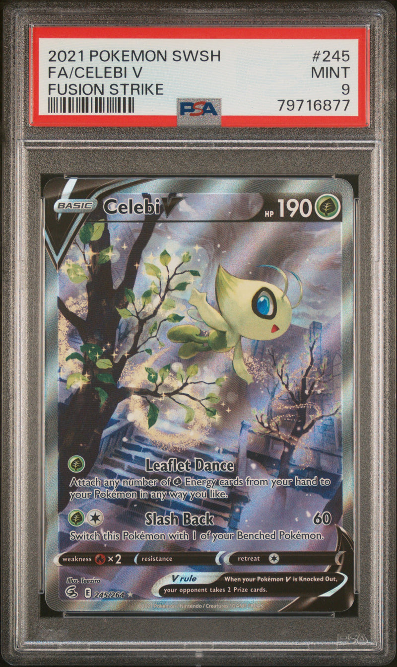 PSA 9 2021 CELEBI V FUSION STRIKE - FULL ART