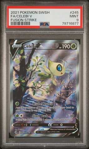 PSA 9 2021 CELEBI V FUSION STRIKE - FULL ART