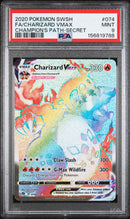 PSA 9 2020 CHARIZARD VMAX CHAMPION'S PATH - SECRET FA