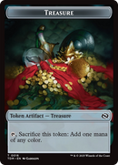First Mate Ragavan // Treasure Double-Sided Token [Tarkir: Dragonstorm Commander Tokens]