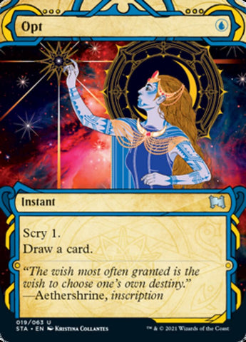 Opt (Foil Etched) [Strixhaven: Mystical Archive]