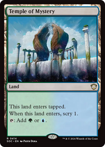 Temple of Mystery [Secrets of Strixhaven Commander]