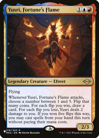 Yusri, Fortune's Flame (MH2) [Secret Lair: Heads I Win, Tails You Lose]