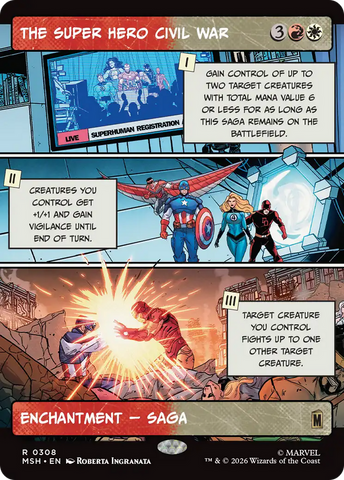 The Super Hero Civil War (Borderless) [Marvel Super Heroes]