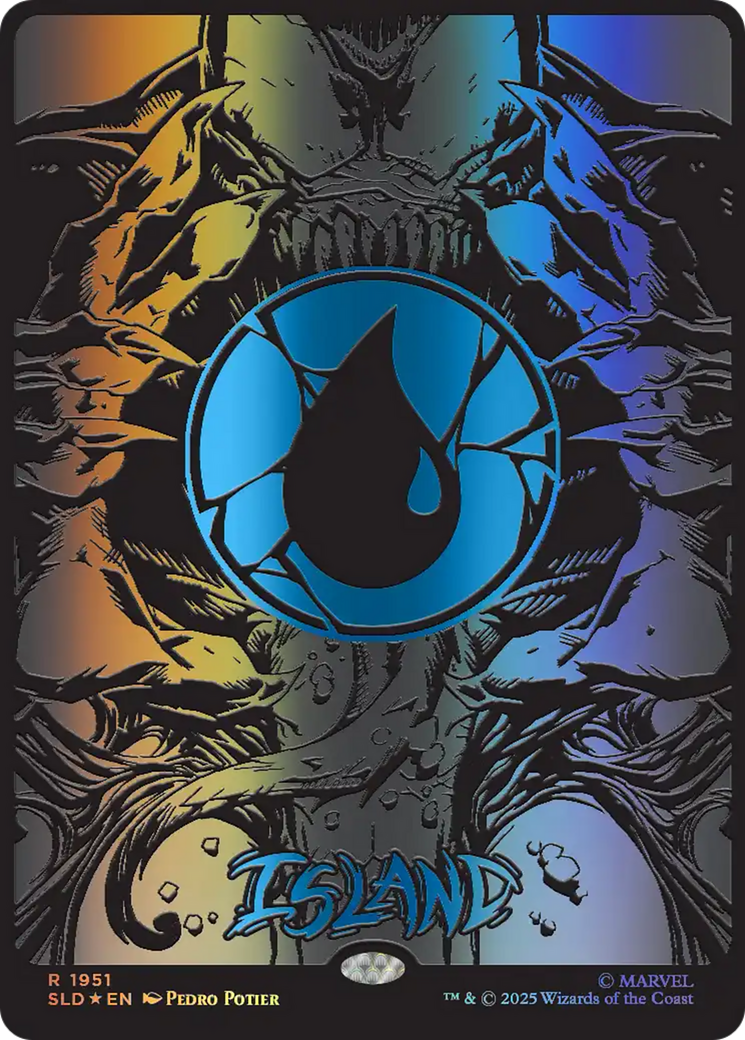 Island (1951) (Raised Foil) [Secret Lair Drop Series]