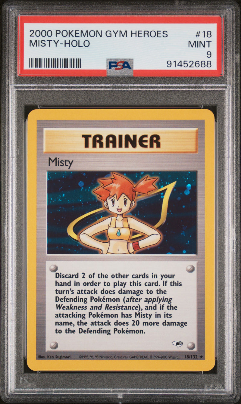 PSA 9 2000 GYM CHALLENGE MISTY - HOLO