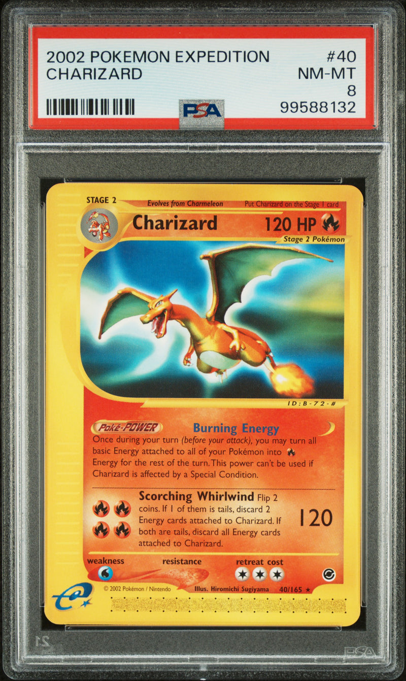 PSA 8 2002 EXPEDITION CHARIZARD