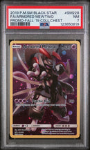 PSA 7 2019 ARMORED MEWTWO BLACK STAR PROMO - FULL ART