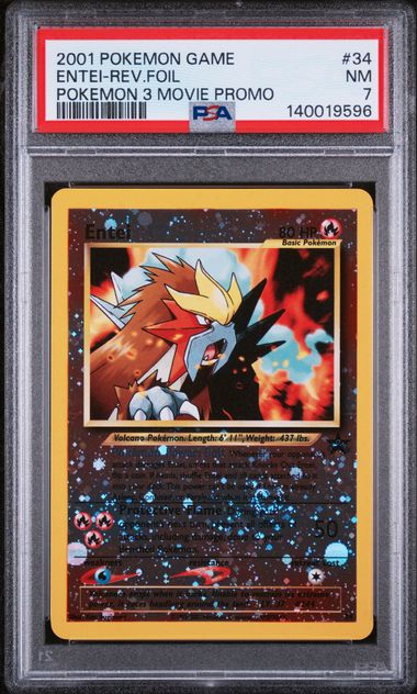 PSA 7 2001 POKEMON 3 MOVIE PROMO ENTEI - FOIL