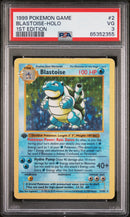 PSA 3 1999 BLASTOISE - HOLO 1ST EDITION SHADOWLESS
