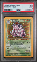 PSA 9 1999 BASE SET NIDOKING - HOLO
