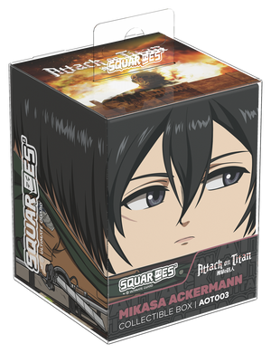 SQUAROE: Attack on Titan - Mikasa Ackerman -  Deck Box | 100+