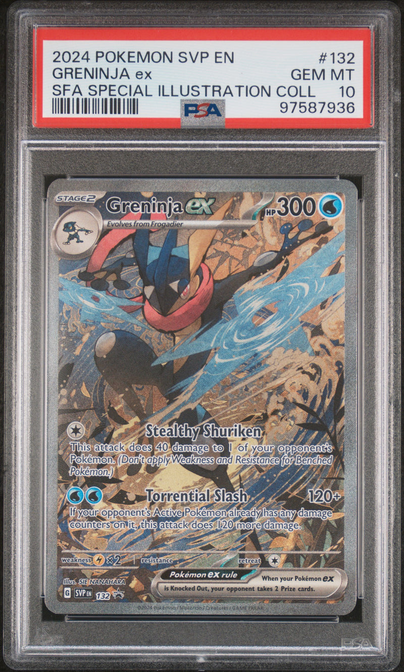 PSA 10 2024 GRENINJA ex SHROUDED FABLE - SIR