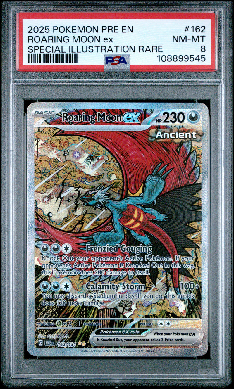 PSA 8 2023 ROARING MOON EX PARADOX RIFT - SIR