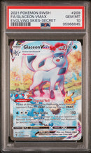 PSA 10 2021 SWSH FA/ GLACEON VMAX EVOLVING SKIES - SECRET