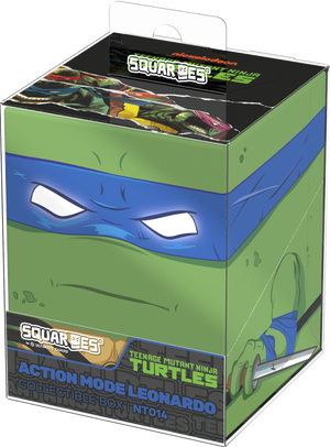 SQUAROE: Teenage Mutant Ninja Turtles - Action Mode Leonardo- Deck Box | 100+