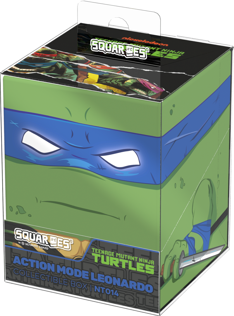 SQUAROE: Teenage Mutant Ninja Turtles - Action Mode Leonardo- Deck Box | 100+