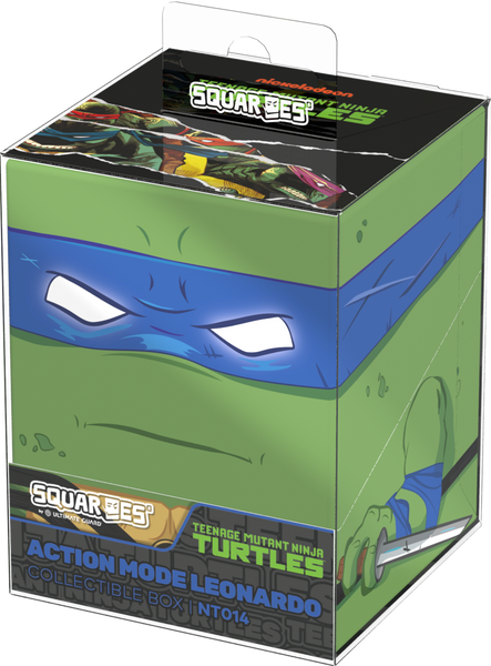 SQUAROE: Teenage Mutant Ninja Turtles - Action Mode Leonardo- Deck Box