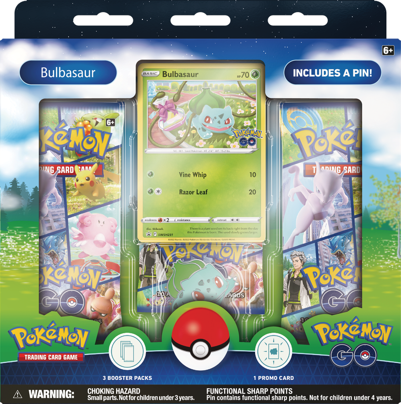 Pokémon TCG: Pokémon GO Pin Collection Bulbasaur
