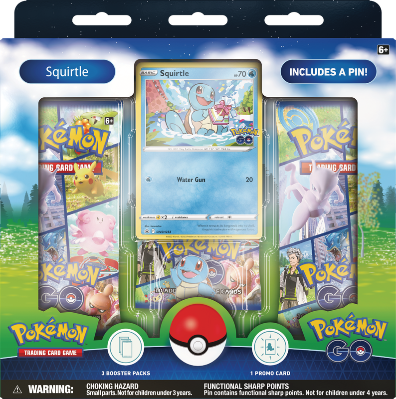 Pokémon TCG: Pokémon GO Pin Collection Squirtle