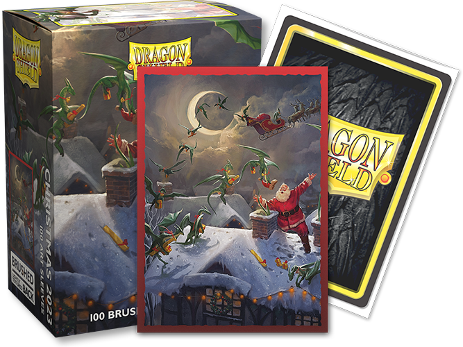 Dragon Shield: Limited Edition Art Sleeves - Christmas Dragon 2023 (100-Pack)