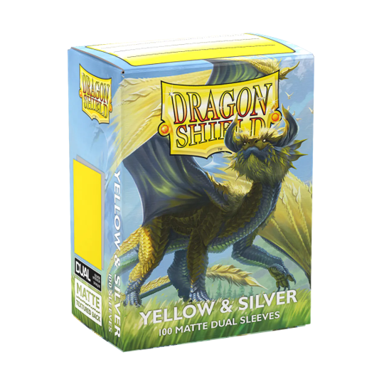 Dragon Shield: Dual Matte - Yellow & Silver