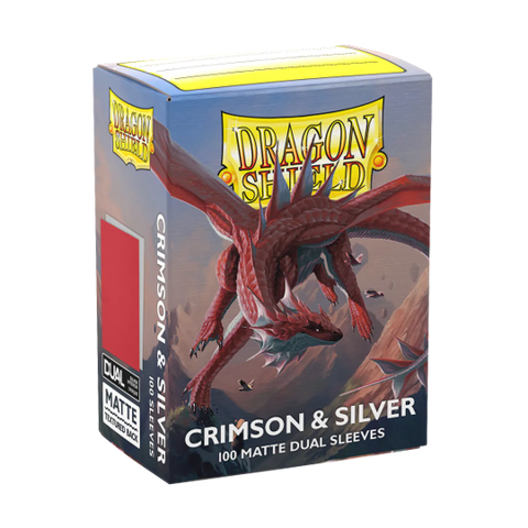 Dragon Shield: Dual Matte - Crimson & Silver