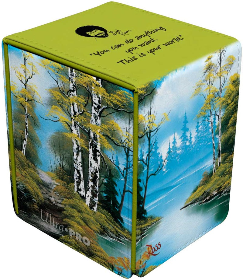 Ultra Pro: Alcove Flip Deck Box - Bob Ross | Lakeside Path