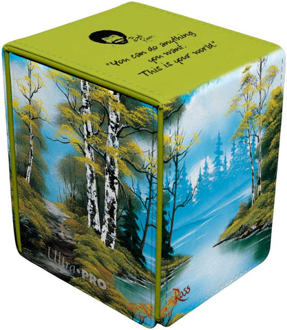Ultra Pro: Alcove Flip Deck Box - Bob Ross | Lakeside Path