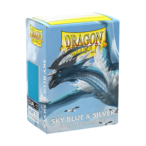 Dragon Shield: Dual Matte - Sky Blue & Silver