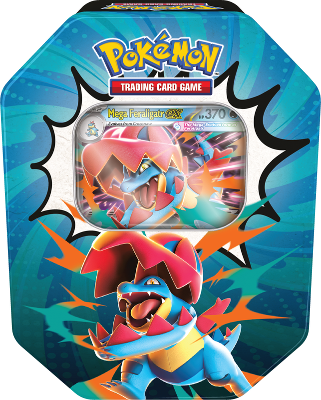 Pokémon TCG: Ascended Heroes Tin - Mega Feraligatr EX Tin