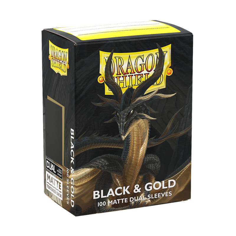 Dragon Shield: Dual Matte - Black & Gold
