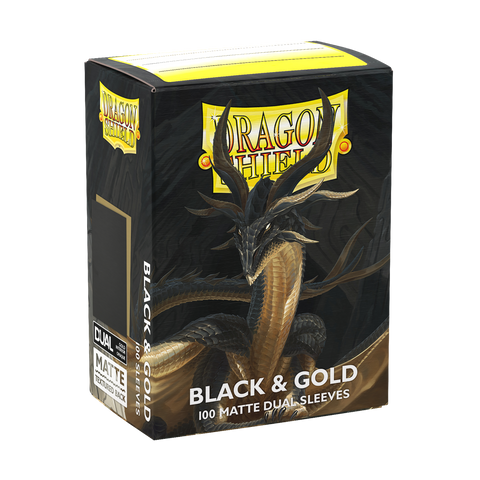 Dragon Shield: Dual Matte - Black & Gold