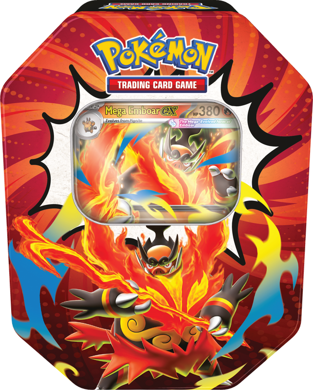 Pokémon TCG: Ascended Heroes Tin - Mega Emboar EX Tin