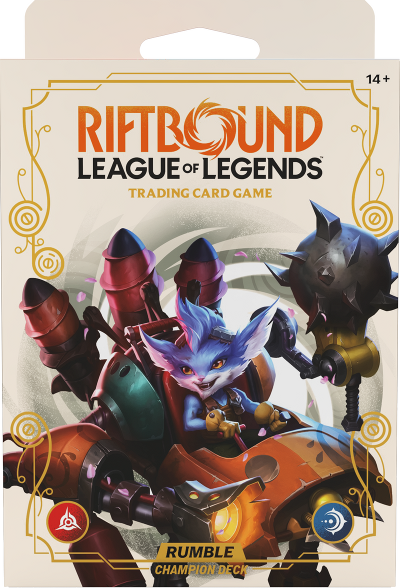 Riftbound: League of Legends TCG: Spiritforged - Champion Deck | Rumble