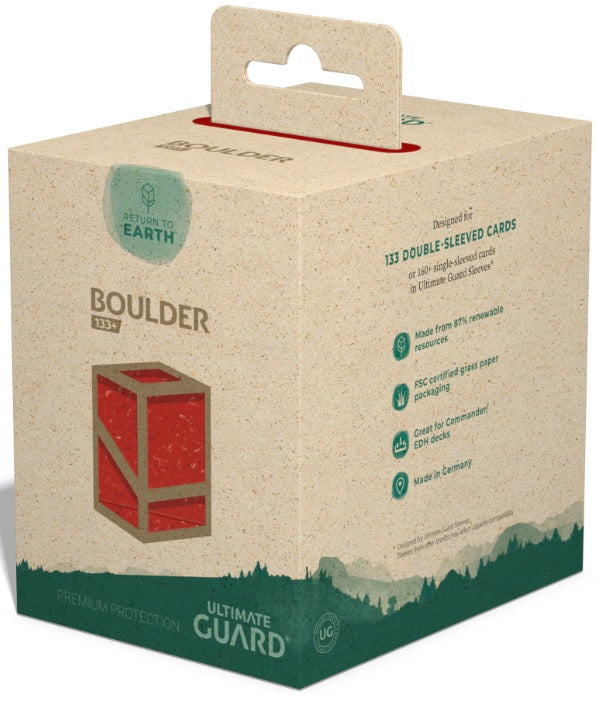 Return to Earth Boulder | 133+ (Red)