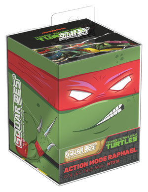 SQUAROE: Teenage Mutant Ninja Turtles - Action Mode Raphael - Deck Box | 100+